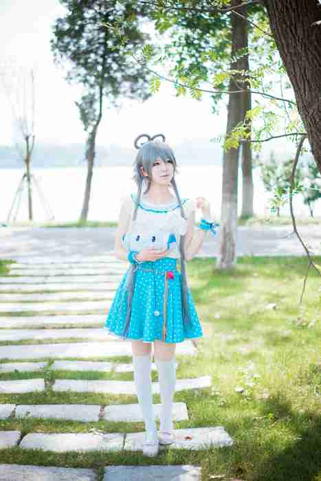 [国内Cosplay]ID0137 [CosPlay] 2015.10 No.237 洛天依水玉常服==一起出去玩吧！ [15P34M]